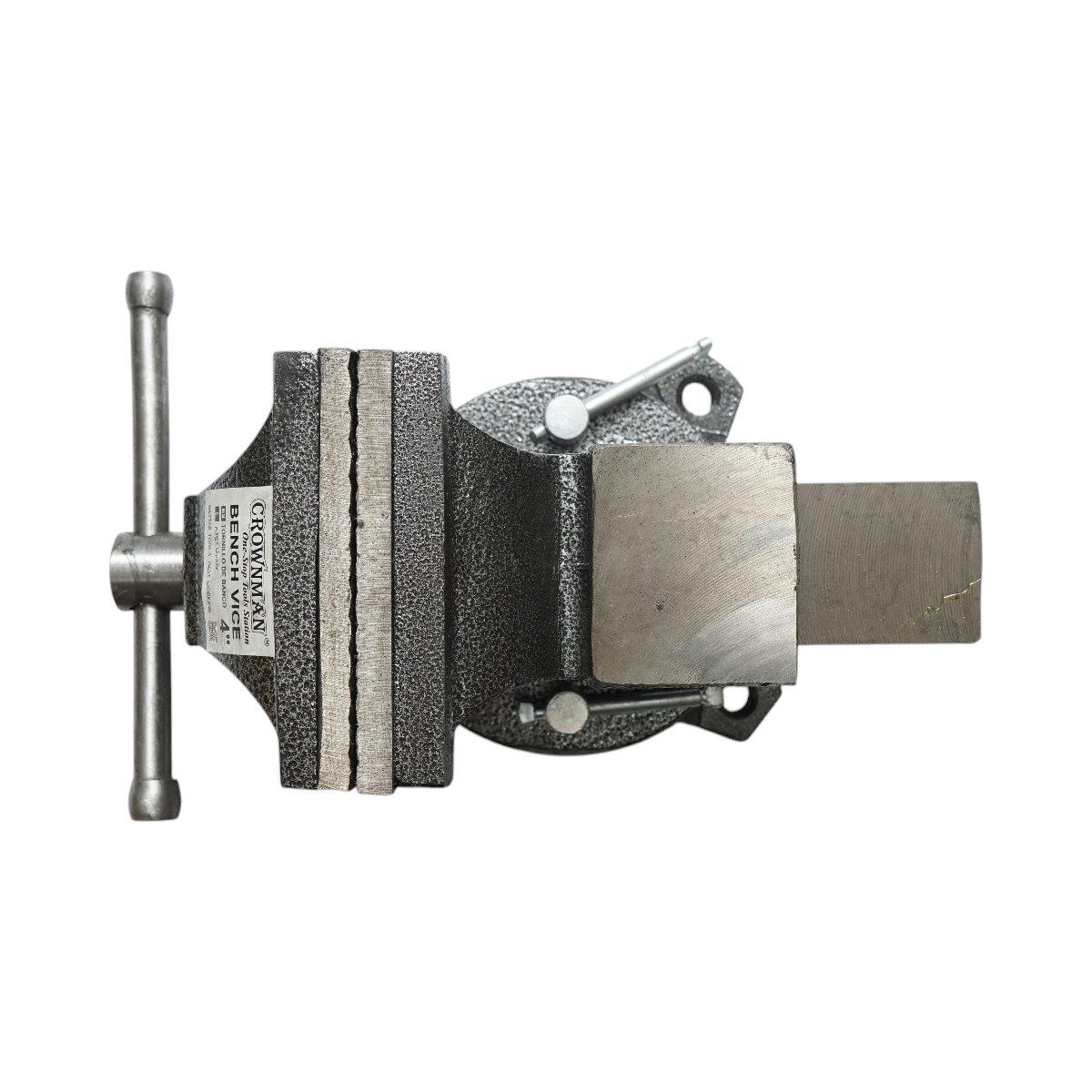 Menghina cu baza rotativa si nicovala 100mm Crownman
